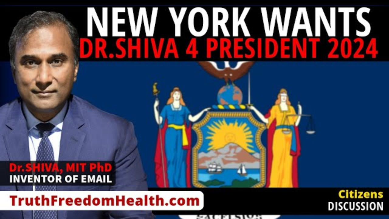 Dr.SHIVA™ LIVE: New York Wants Dr. Shiva 4 President 2024!