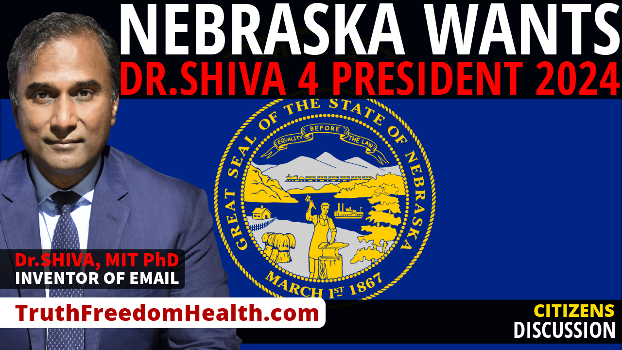 Dr.SHIVA™ LIVE: Nebraska Wants Dr. Shiva 4 President 2024!