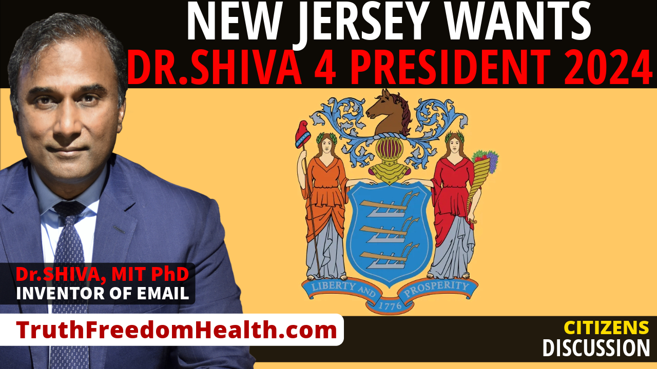 Dr.SHIVA™ LIVE New Jersey Wants Dr.Shiva 4 President 2024!