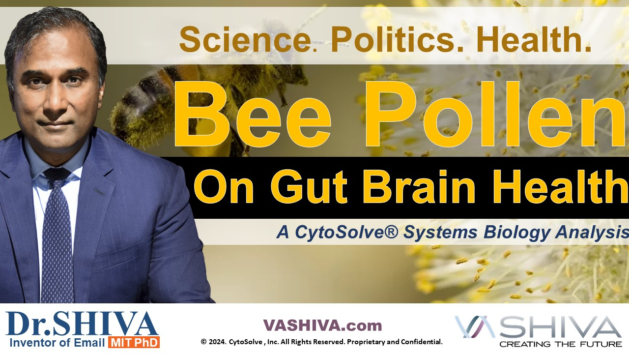 Dr.SHIVA™: Bee Pollen & Gut Brain Health @CytoSolve Systems Analysis(6/24)