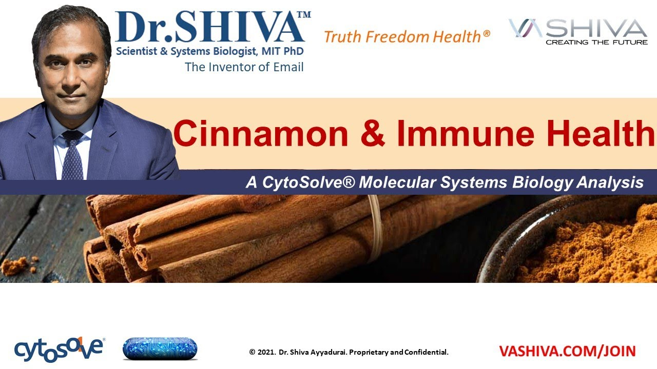 Dr.SHIVA™: Cinnamon on Immune Health @CytoSolve® Systems Analysis(4/21)