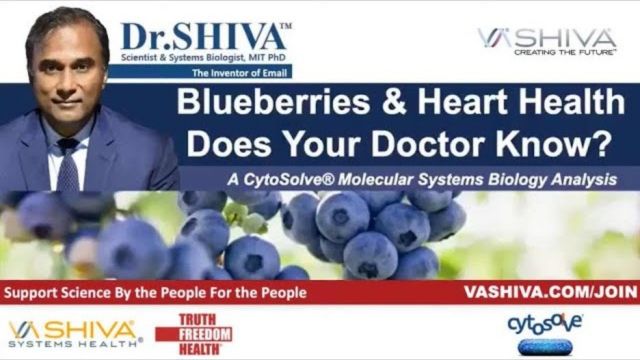 Dr.SHIVA™: Blueberries on Heart Health @CytoSolve® Systems Analysis(5/22)