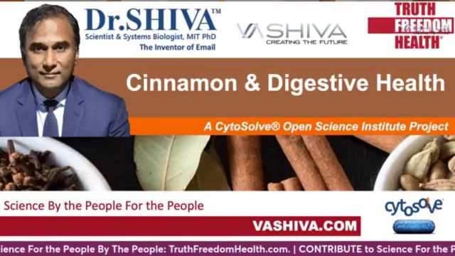 Dr.SHIVA™: Cinnamon on Digestive Health @CytoSolve® Systems Analysis(2/22)