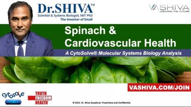 Dr.SHIVA™: Spinach on Heart Health @CytoSolve® Systems Analysis(11/21)