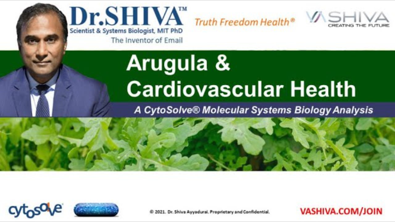 Dr.SHIVA™: Arugula on Heart Health @CytoSolve® Systems Analysis(6/21)