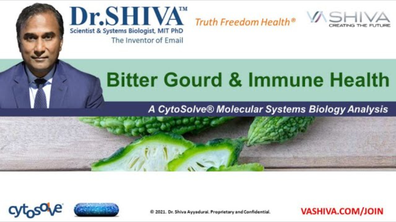 Dr.SHIVA™: Bitter Gourd on Immune Health @CytoSolve® Systems Analysis(3/21)