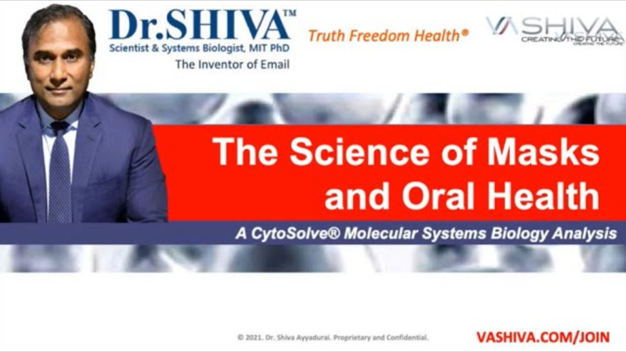 Dr.SHIVA™: Masks on Oral Health @CytoSolve® Systems Analysis(5/21)