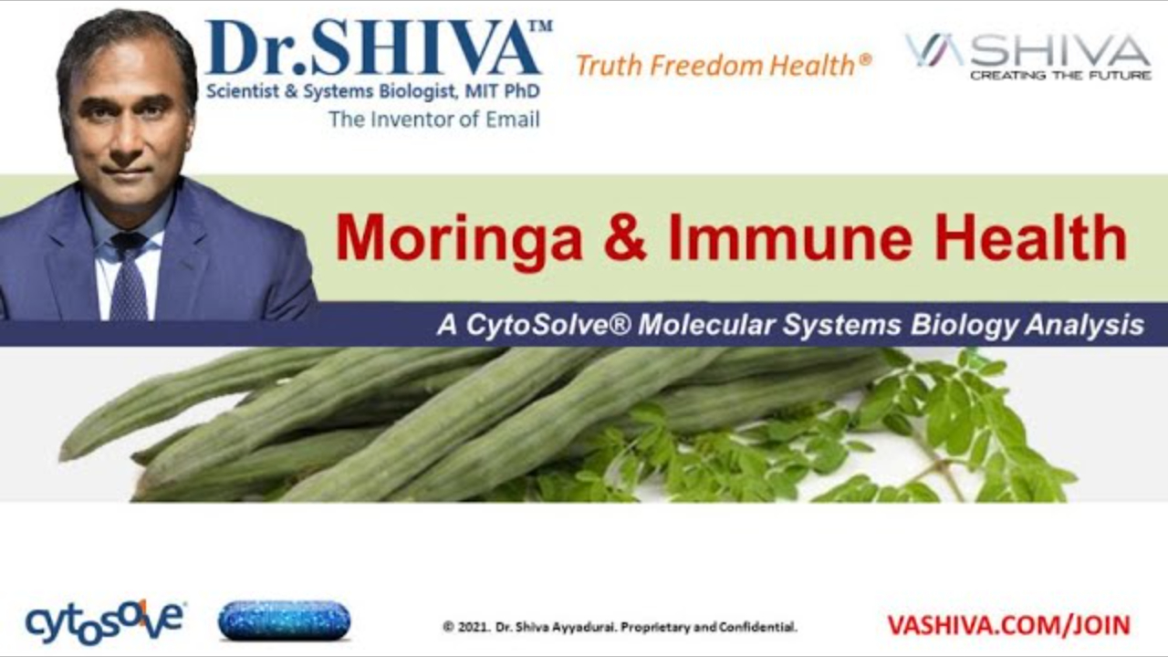 Dr.SHIVA™: Moringa on Immune Health @CytoSolve® Systems Analysis(10/20)