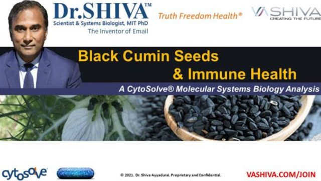 Dr.SHIVA™: Black Cumin on Immune Health @CytoSolve® Systems Analysis(8/20)