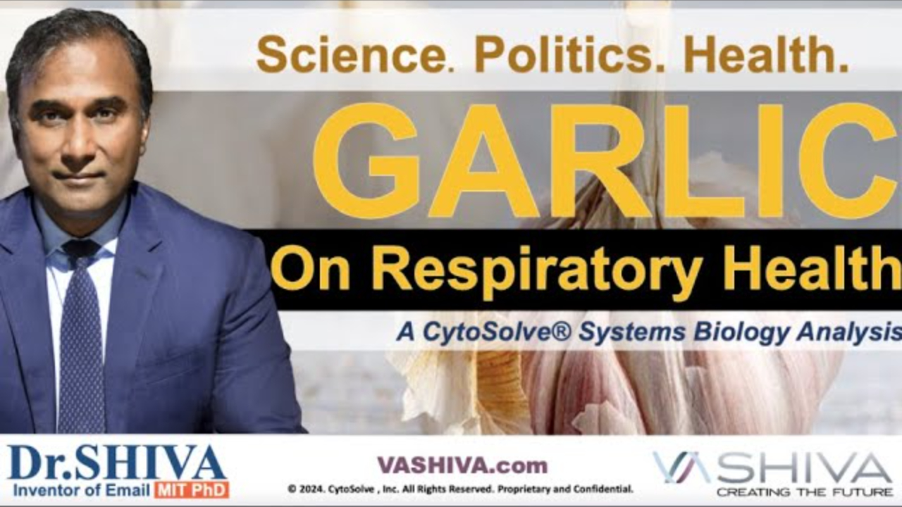 Dr.SHIVA™: Garlic on Respiratory Health @CytoSolve® Systems Analysis(11/24)