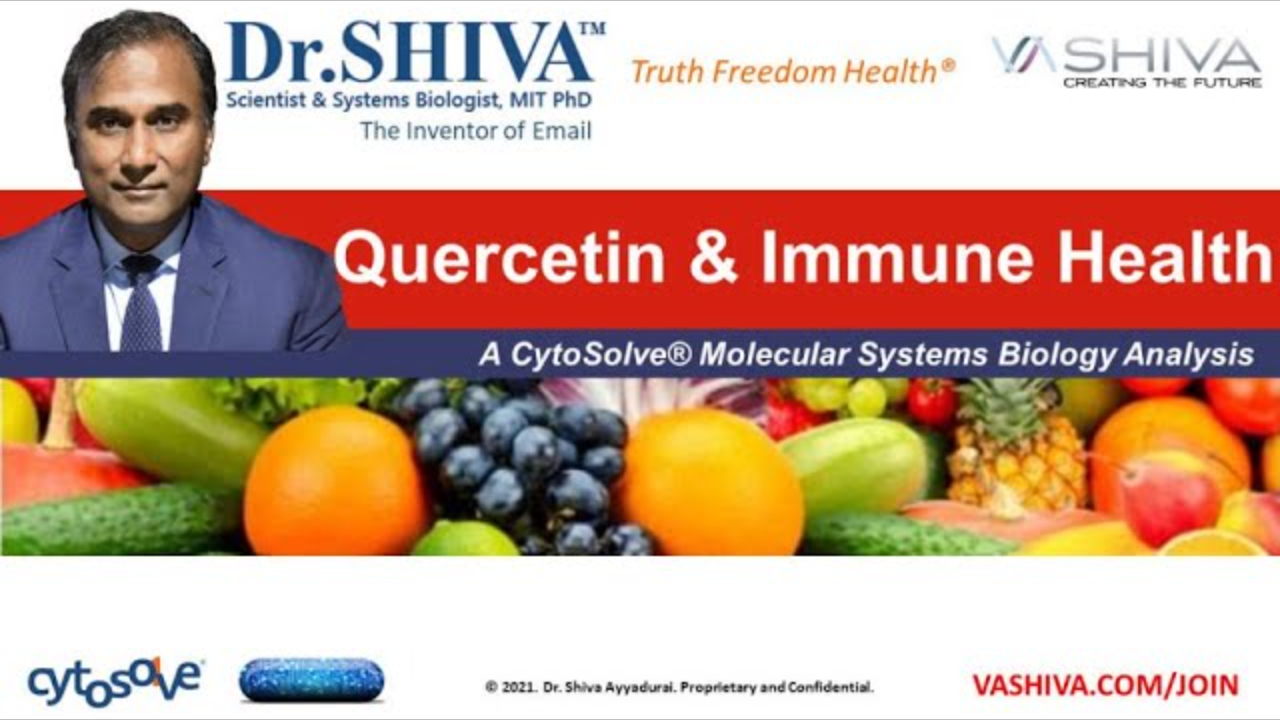 Dr.SHIVA™: Quercetin on Immune Health @CytoSolve Systems Analysis(05/23)