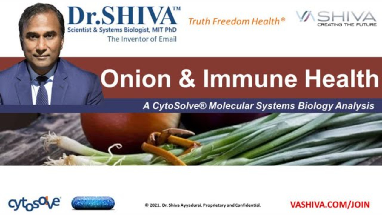 Dr.SHIVA™: Onions on Immune Health @CytoSolve® Systems Analysis(4/21)