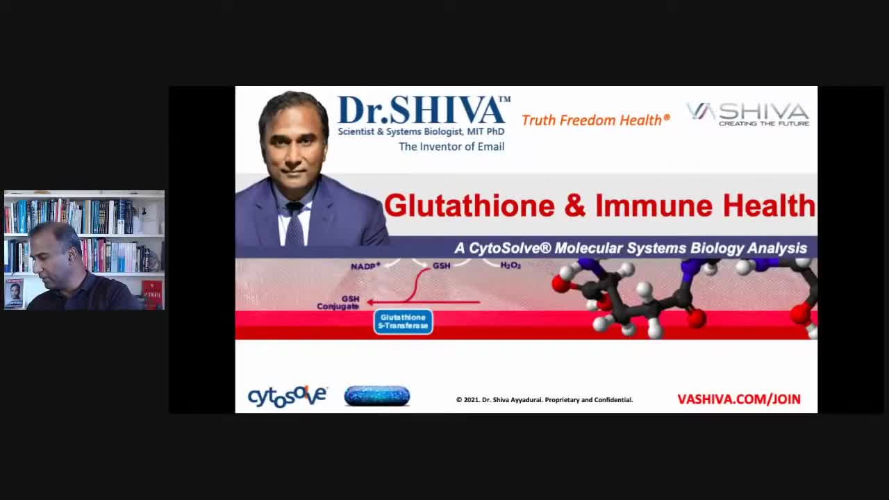 Dr.SHIVA™:Glutathione on Immune Health @CytoSolve® Systems Analysis(4/21)