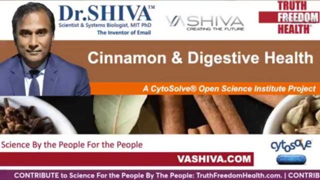 Dr.SHIVA™: Cinnamon on Digestive Health @CytoSolve® Systems Analysis(2/22)