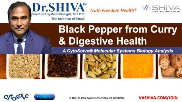 Dr.SHIVA™: Black Pepper on Digestion @CytoSolve® Systems Analysis(7/21)