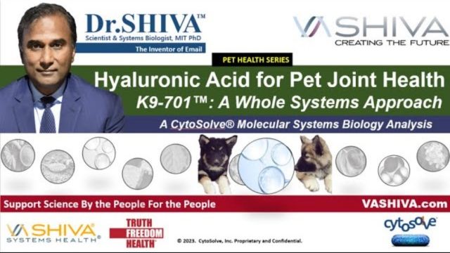 Dr.SHIVA™: Hyaluronic Acid for Holistic Pet Health in K9-701™(12/23)
