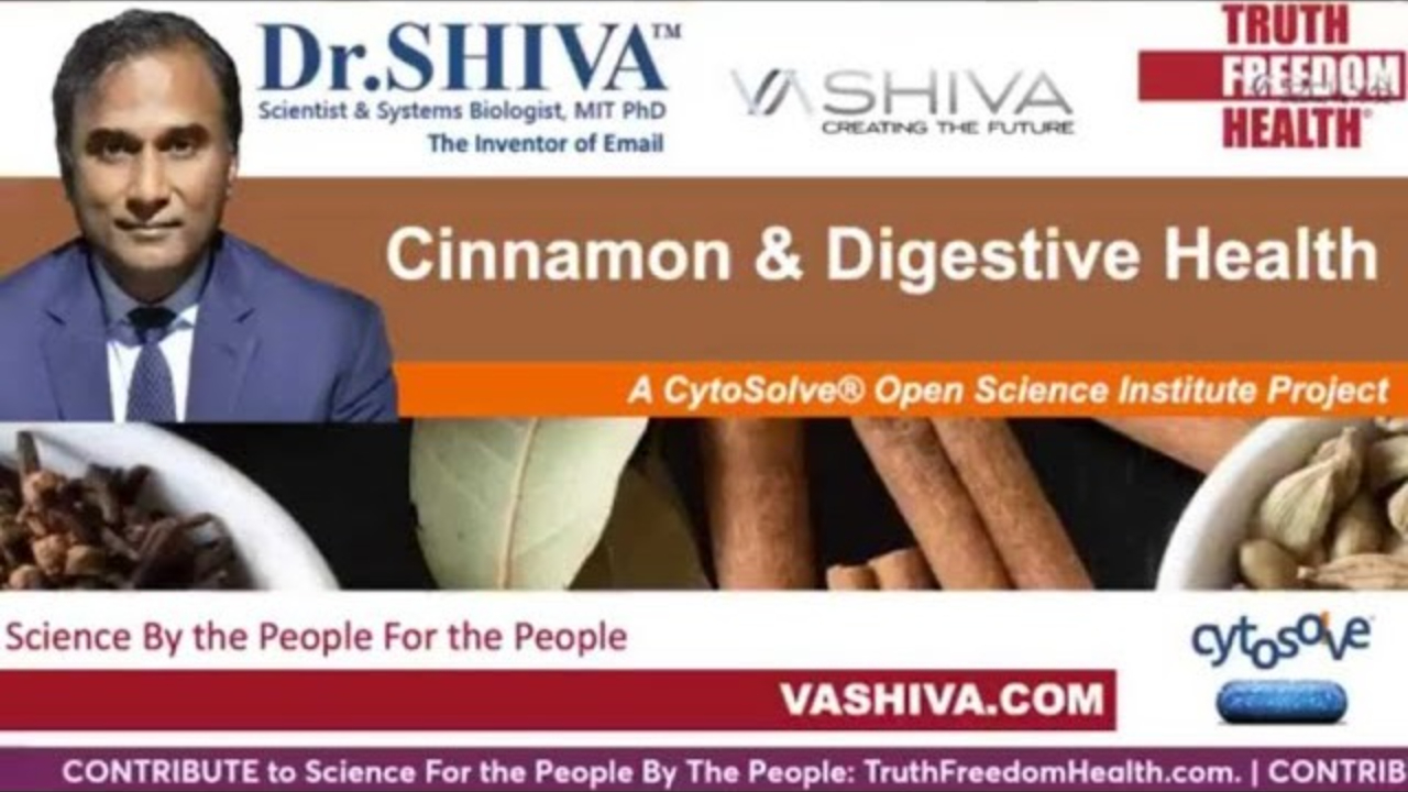 Dr.SHIVA™: Cinnamon on Digestive Health @CytoSolve® Systems Analysis(2/22)