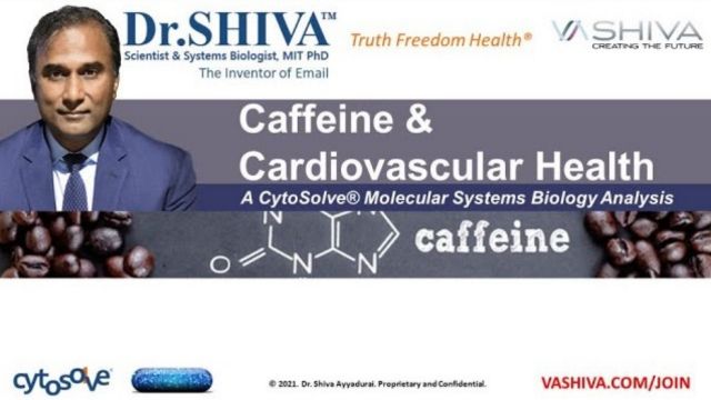 Dr.SHIVA™: Caffeine on Heart Health @CytoSolve® Systems Analysis(5/21)