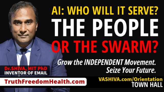 Dr.SHIVA® LIVE: AI: Who Will It Serve? The People or the Swarm?