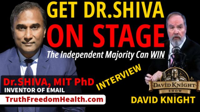 Dr.SHIVA® LIVE: Get Dr.SHIVA® on Stage. The Independent Majority Can WIN.