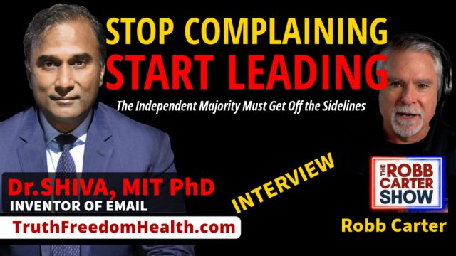 Dr.SHIVA® LIVE on The Robb Carter Show: Stop Complaining. Start Leading.