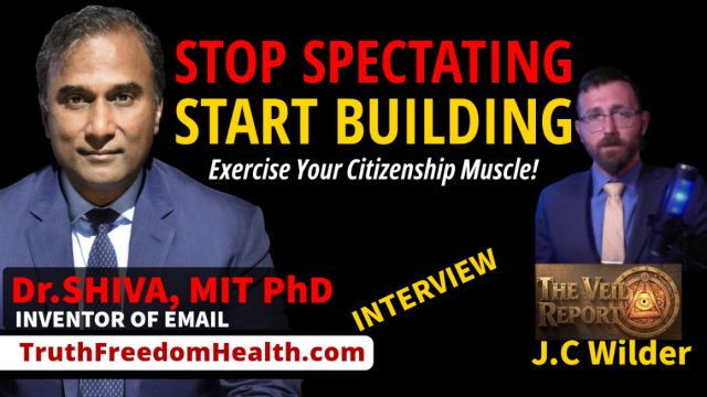 Dr.SHIVA® LIVE on The Veil Report: Stop Spectating. Start Building.