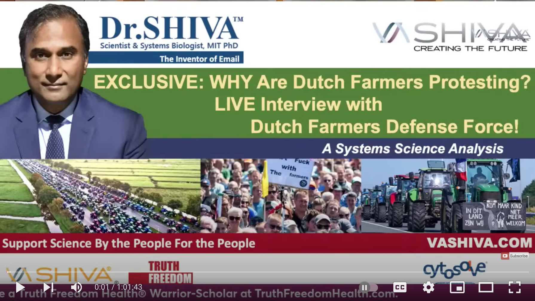 Dr.SHIVA LIVE: EXCLUSIVE: WHY Are Dutch Farmers Protesting? Interview: Farmers Defense Force!