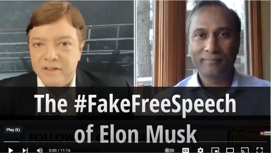 Dr.SHIVA: Elon Musk Using #FakeFreeSpeech to Dupe Conservatives - A Preview