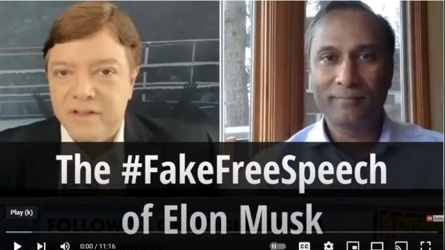 Dr.SHIVA: Elon Musk Using #FakeFreeSpeech to Dupe Conservatives - A Preview