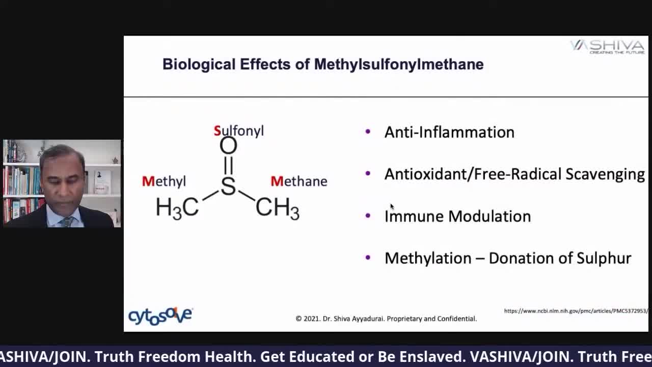 Dr.SHIVA: MSM & Joint Health - A CytoSolve® Molecular Systems Analysis