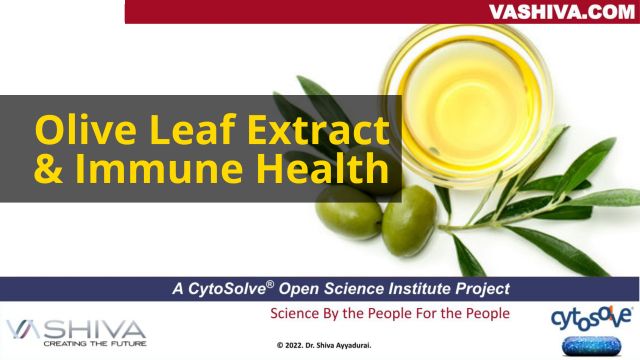 Dr.SHIVA: Olive Leaf Extract & Immune Health - A CytoSolve® Analysis