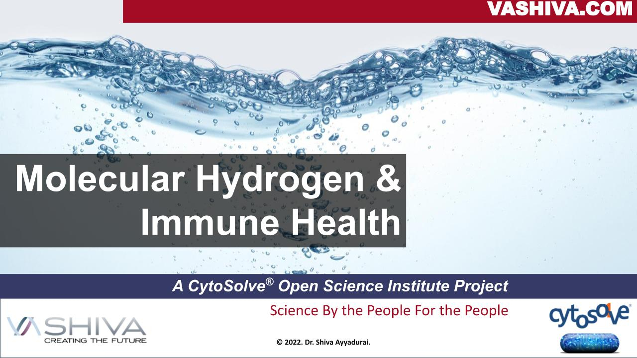 Molecular Hydrogen & Immune Health