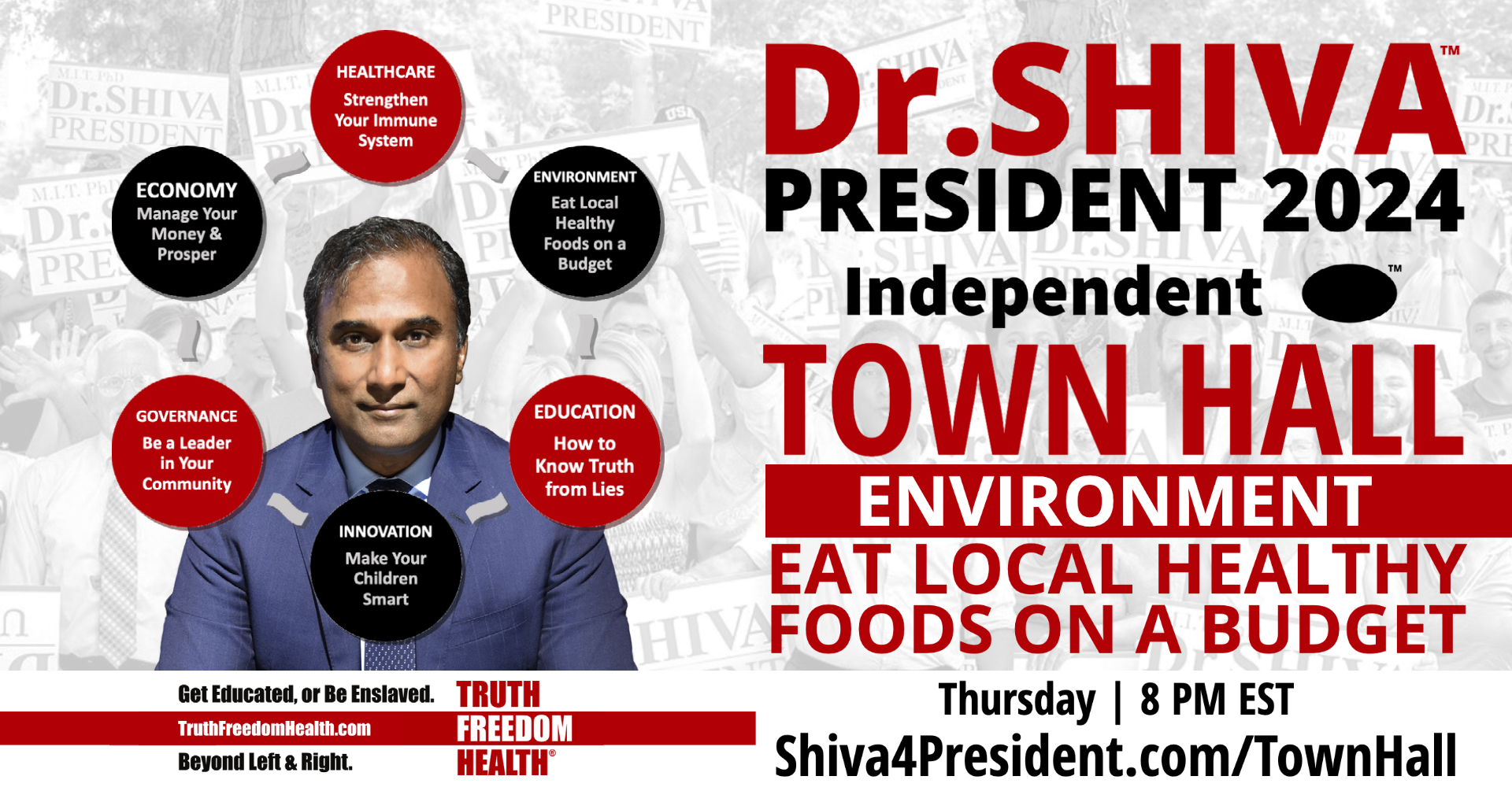 Dr.SHIVA: Town Hall - Environment: Eat Local Healthy Foods on a Budget