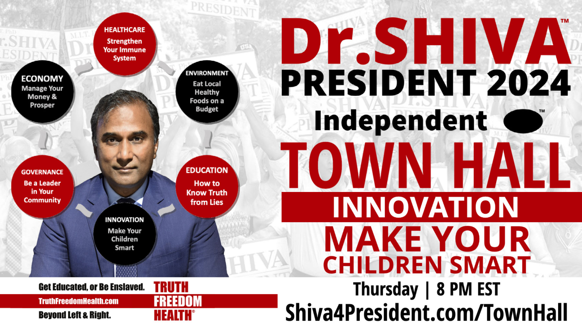 Dr.SHIVA Town Hall: Innovation - Make Your Children Smart