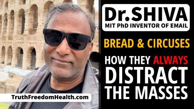 Dr.SHIVA: At The Colosseum - How Empires Distract To Enslave You. How We Win.