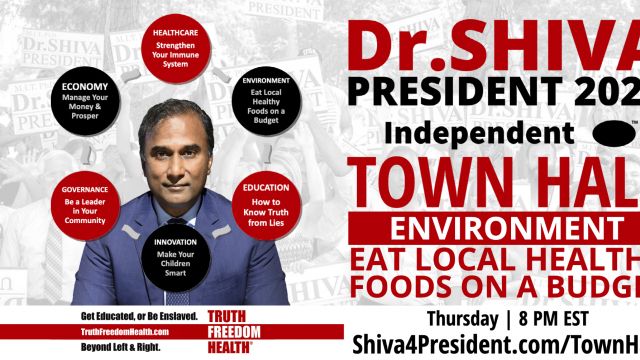 Dr-SHIVA™ LIVE: TOWN HALL - Environment GMOs and How to Eat Healthy