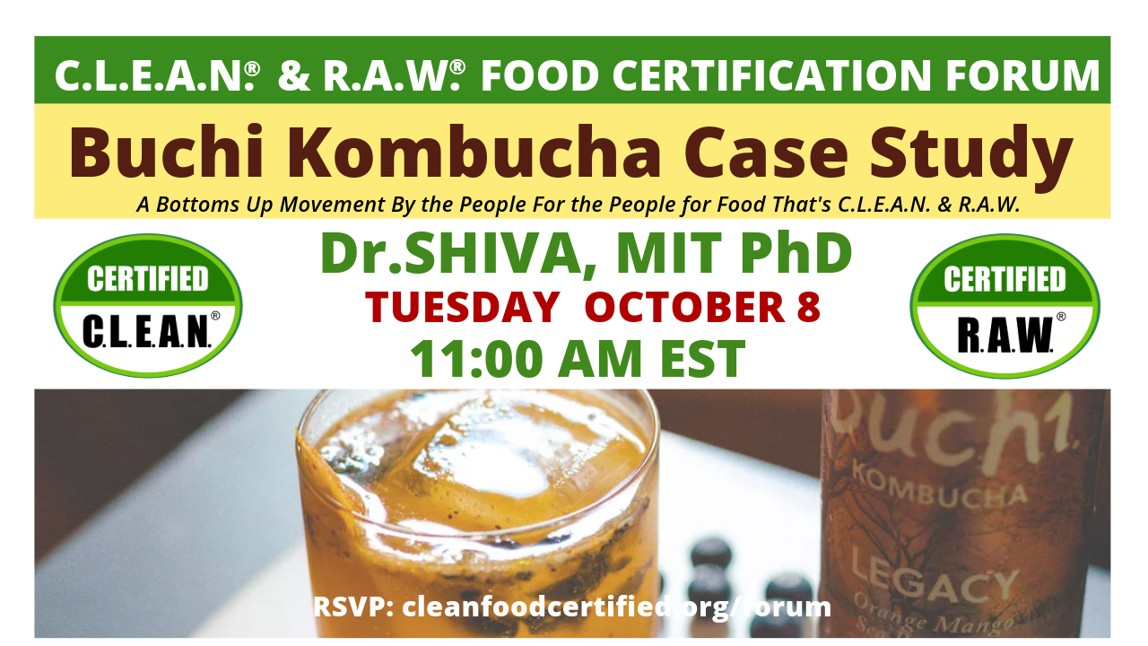 Buchi Kombucha Case Study: Journey to C.L.E.A.N.® & R.A.W.® Food Certification