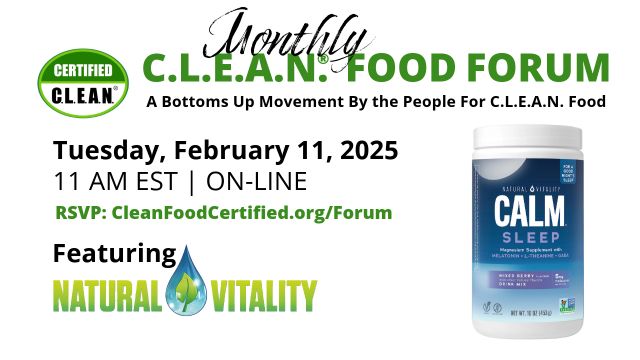 Natural Vitality: Journey to C.L.E.A.N.® & R.A.W.® Food Certification