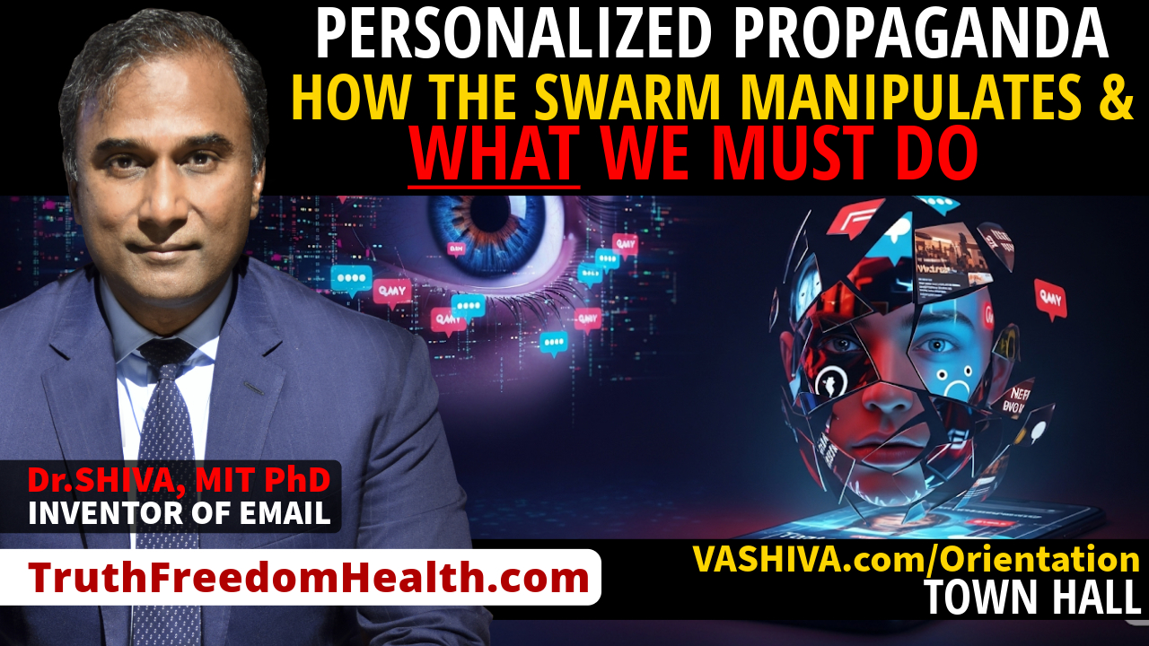 Dr.Shiva™ Live Personalized Propaganda. How The Swarm Manipulates & What We Must Do