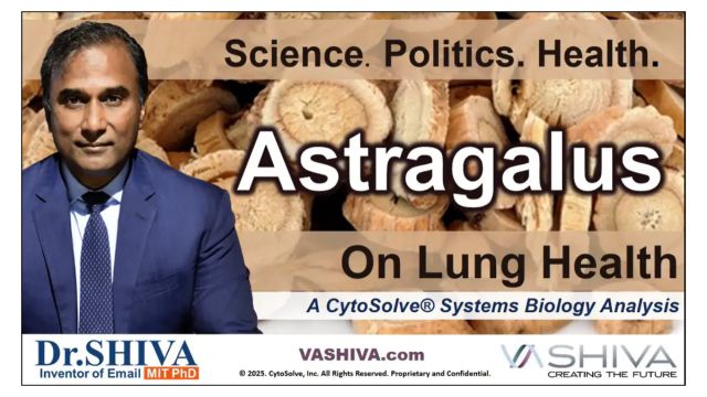 Dr.SHIVA™ LIVE – Astragalus on Lung Health: A Whole Systems Approach