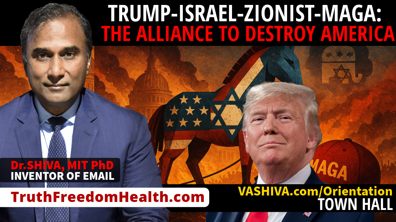Dr-SHIVA LIVE_ Trump-Israel-Zionist-MAGA_ The Alliance to Destroy America