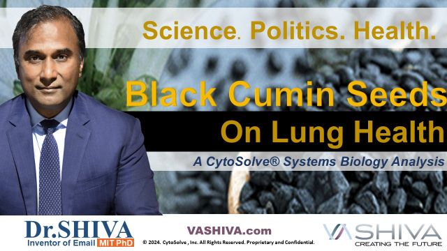 Dr.SHIVA™ LIVE: Black cumin on Lung Health: A Whole Systems Approach