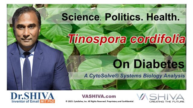 Dr.SHIVA™ LIVE – Tinospora cordifolia on Diabetes: A Whole Systems Approach