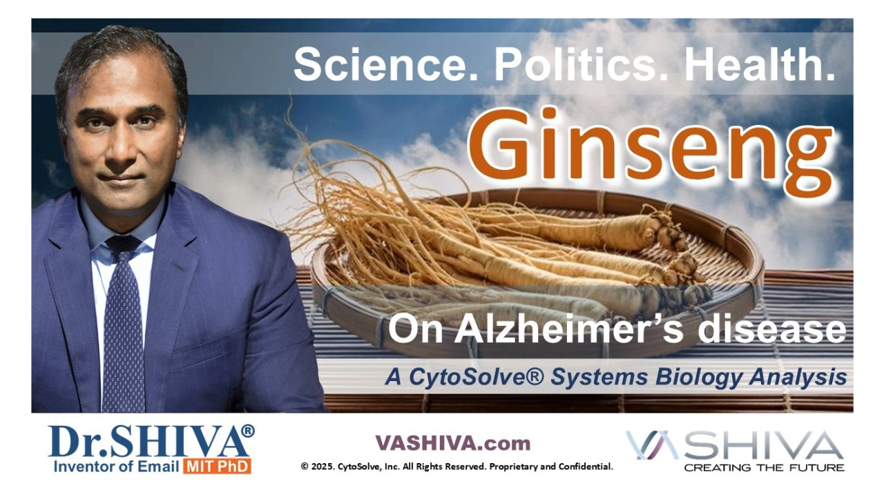 Dr.SHIVA® LIVE – Ginseng on Alzheimer’s Disease: A Whole Systems Approach