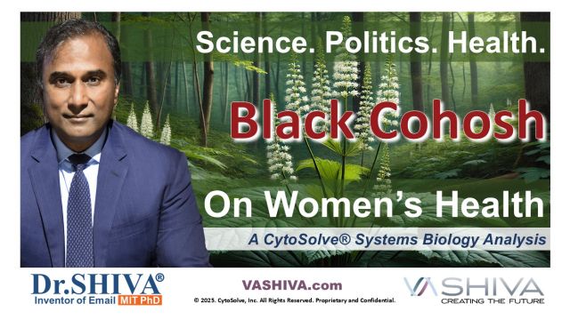 Dr.SHIVA® LIVE – Black Cohosh on Women’s Health: A Whole Systems Approach
