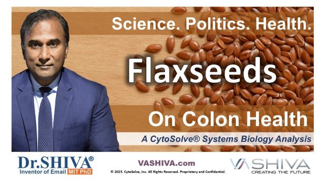Dr.SHIVA® LIVE – Flaxseeds on Colon Health: A Whole Systems Approach