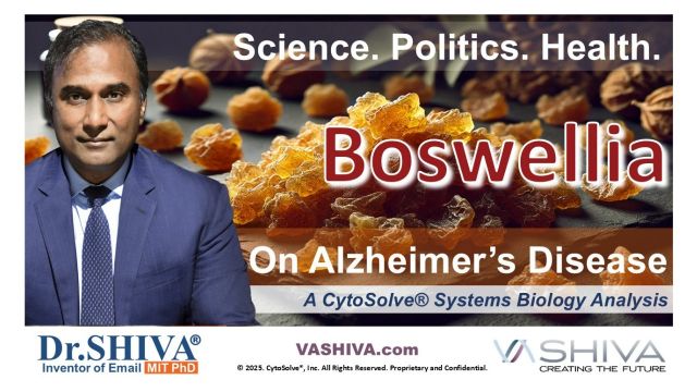 Dr.SHIVA® LIVE – Boswellia serrata on Alzheimer’s Disease: A Whole Systems Approach