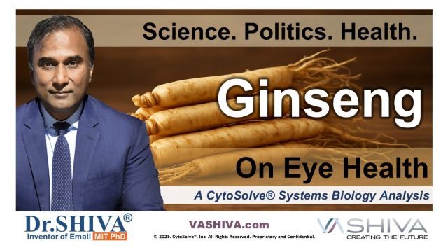 Dr.SHIVA® LIVE – Ginseng on Eye Health: A Whole Systems Approach