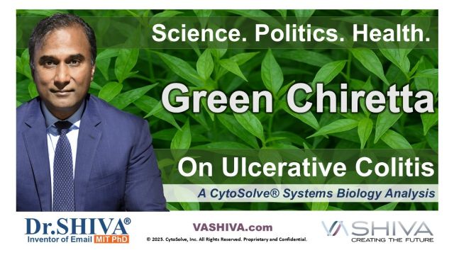 Dr.SHIVA® LIVE – Green Chiretta on Ulcerative Colitis: A Whole Systems Approach