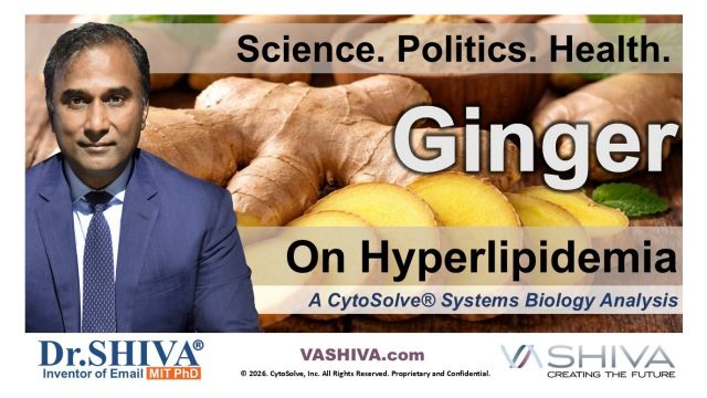 Dr.SHIVA® LIVE – Ginger on Hyperlipidemia: A Whole Systems Approach